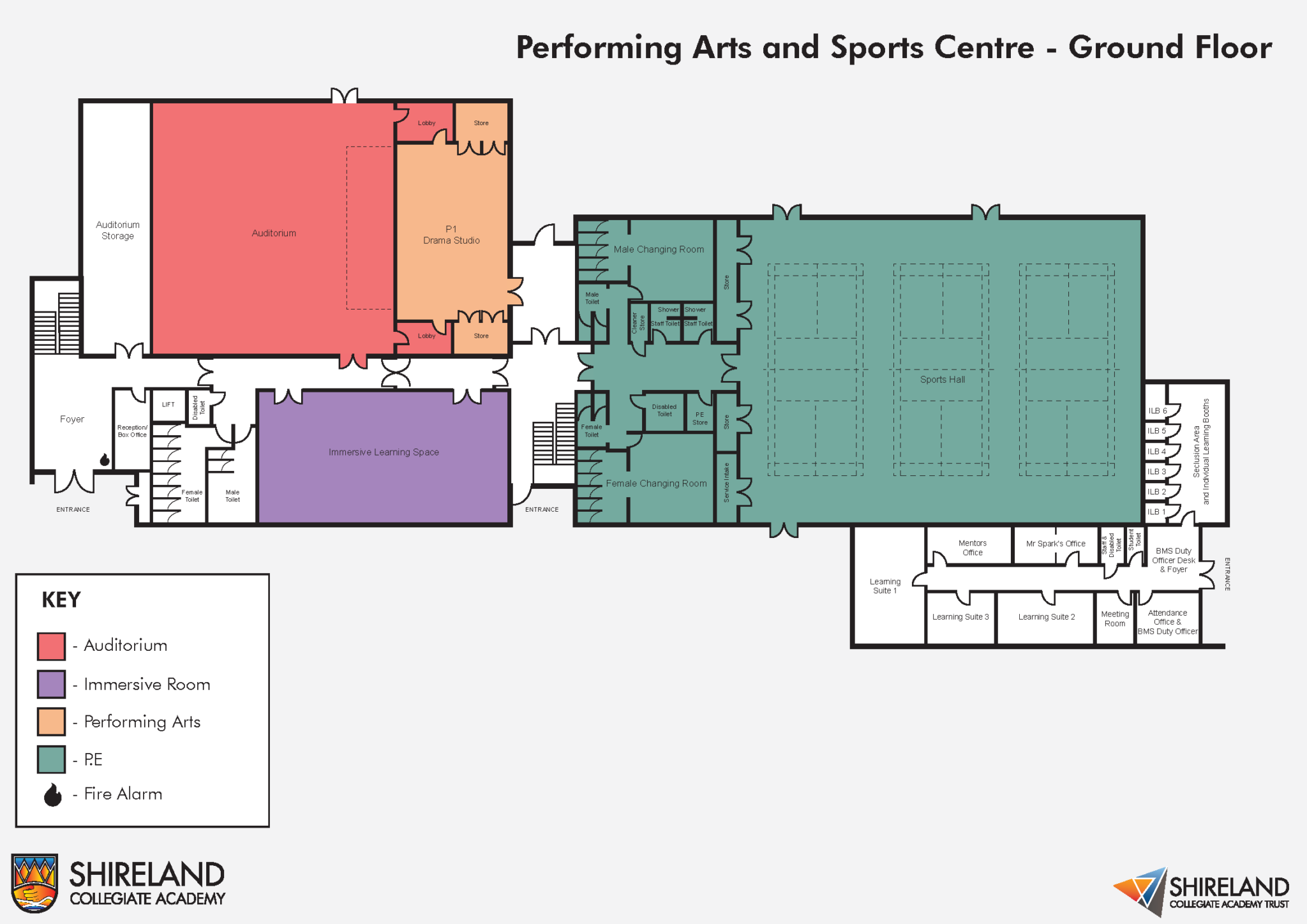 presentation academy map